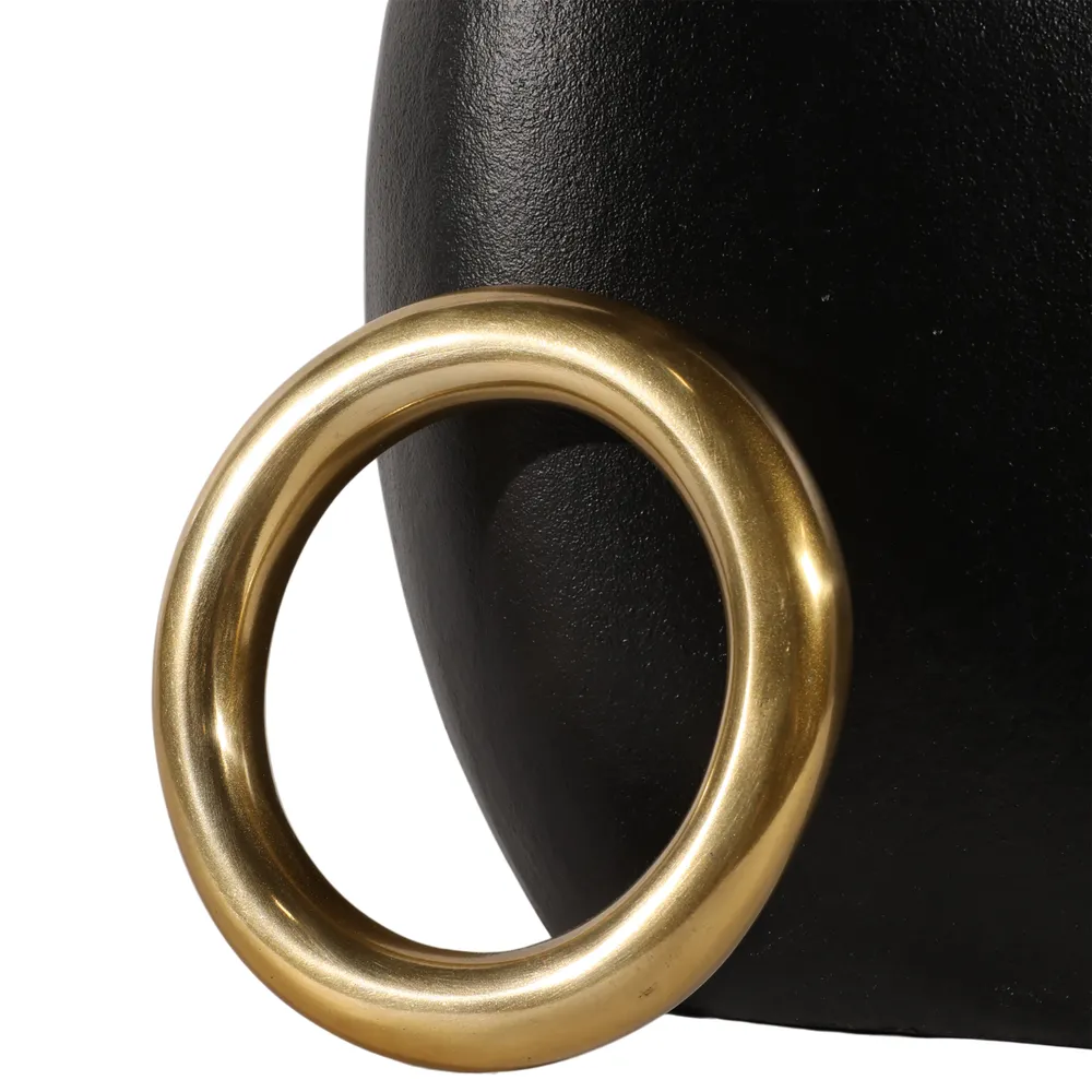 ENOCHCROSS BLACK VASE 14 (IN)