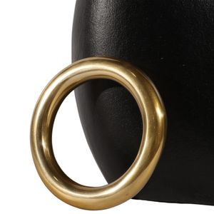 ENOCHCROSS BLACK VASE 14 (IN) 6