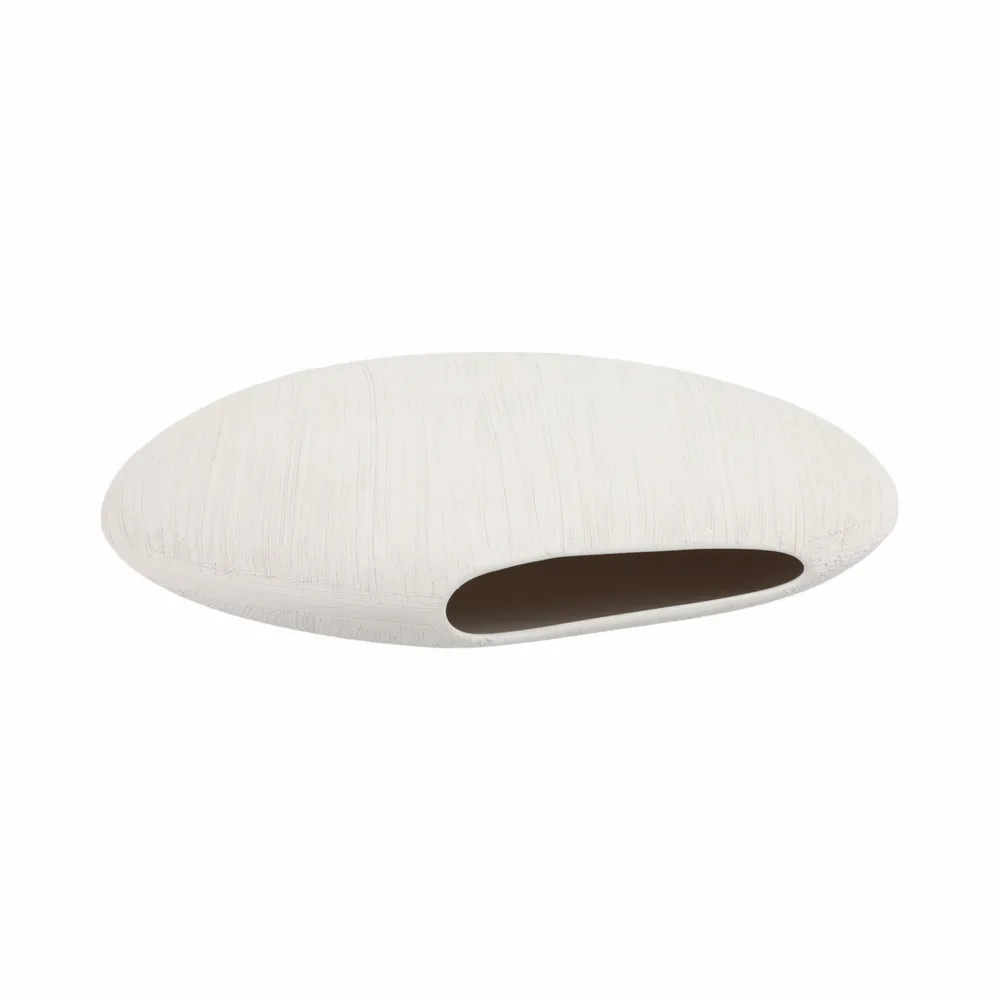 MARCHOLM WHITE VASE 11 (IN)