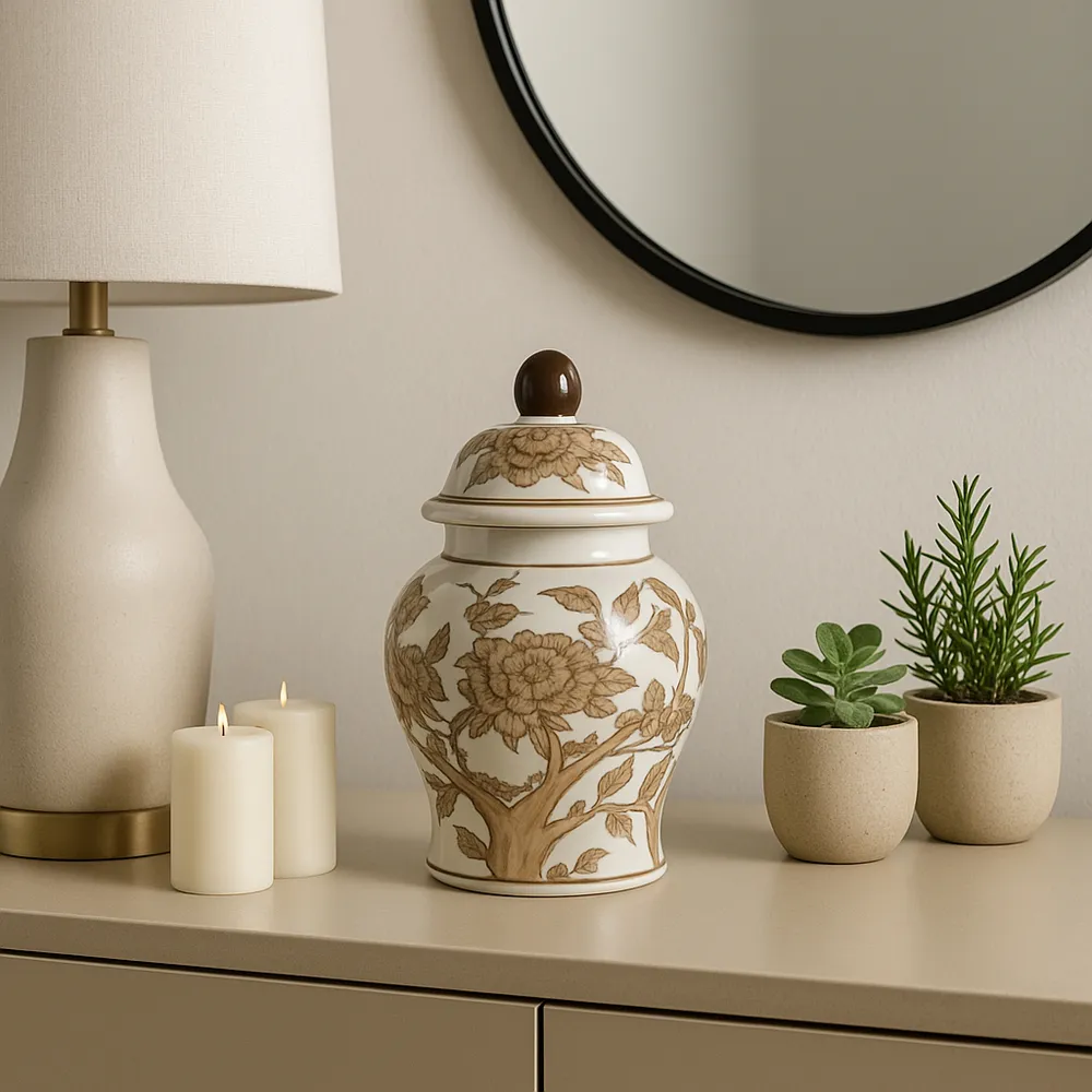 CANNONSIDE BROWN CHINOISERIE 9 (IN)