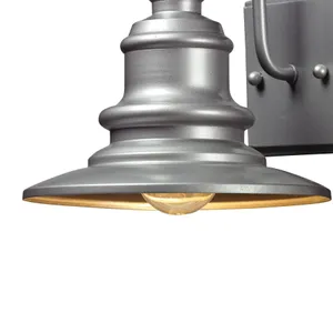 Marina 8'' High 1-Light Outdoor Sconce - Matte Silver 4