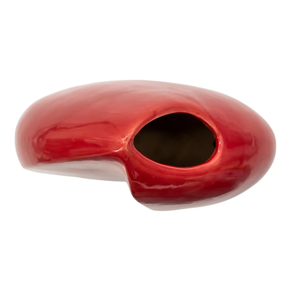 HAMMONDPORT RED VASE 14 (IN)