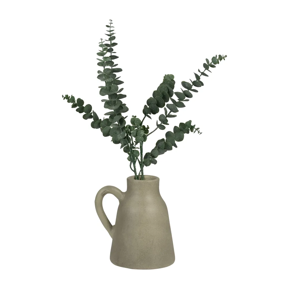 SHERMANCLIFF GREEN VASE 9 (IN)