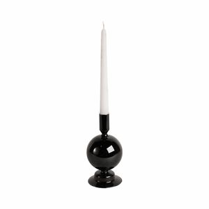 SKYLERCLIFF BLACK CANDLE HOLDER 7 (IN) 3