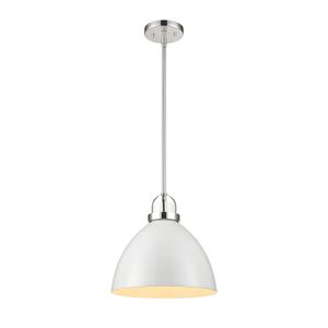 Somerville 12'' Wide 1-Light Pendant - Gloss White 1