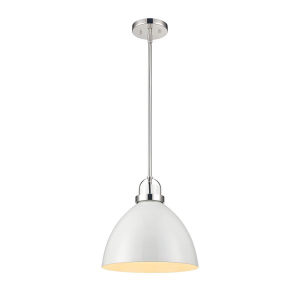 Somerville 12'' Wide 1-Light Pendant - Gloss White