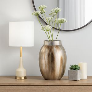 DREWFORD SILVER VASE 18 (IN) 12