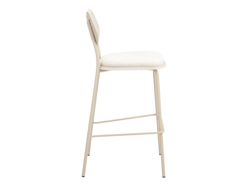 Zeal Barstool Light Gray & Beige 3