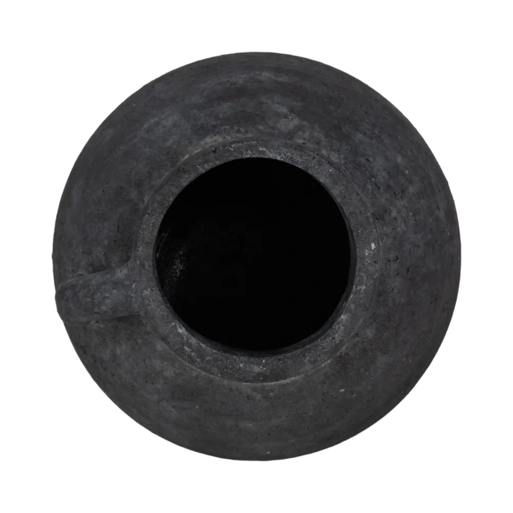 CORBINFORD BLACK VASE 10 (IN)
