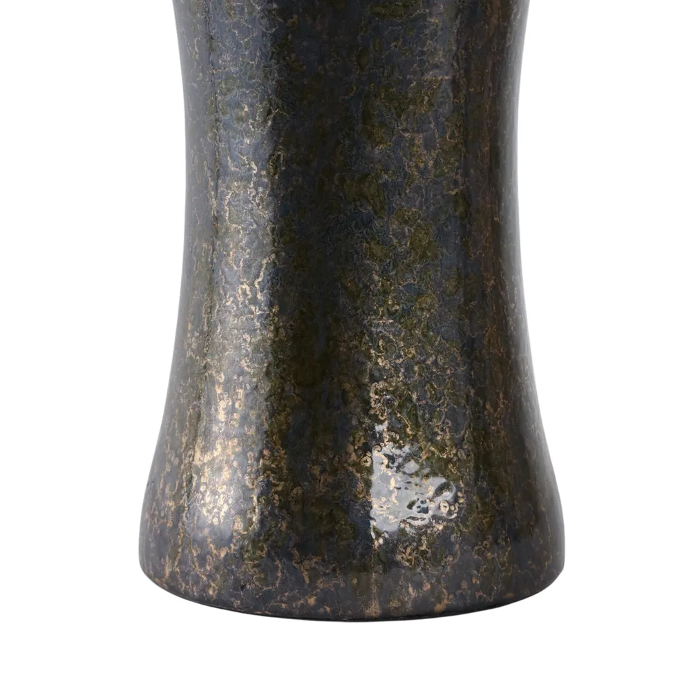 THORNTON BLACK GLASS VASE 27 (IN)