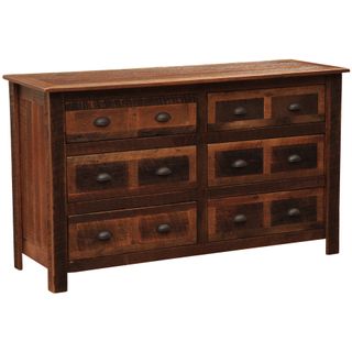 Barnwood Six Drawer Dresser - Premium Line