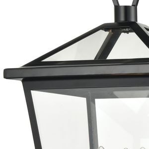Main Street 19'' High 3-Light Outdoor Post Light - Black 2