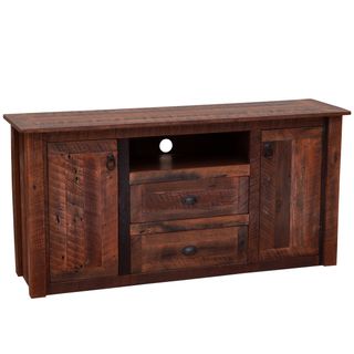 Barnwood Widescreen Television Stand