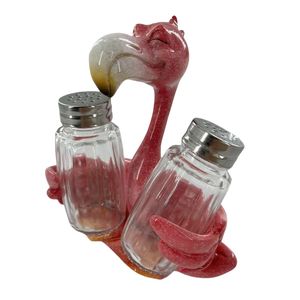 5-1/2" FLAMINGO SALT & PEPPER SET 1