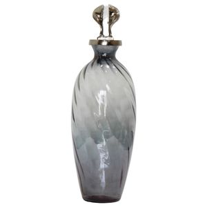 FORDHAMDALE GRAY GLASS VASE 19 (IN) 1