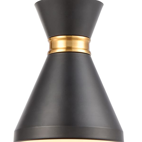 Modley 7'' Wide 1-Light Mini Pendant - Matte Black