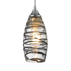 Twister 5'' Wide 1-Light Mini Pendant - Polished Chrome 4