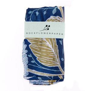 Chrysanthemum blu Reusable Shopping Bag 4