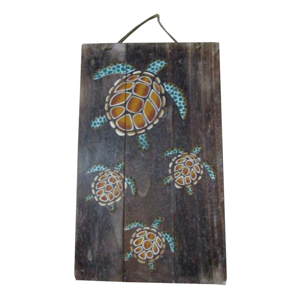 19-1/2" SWIMMING TURTLE POD SIGN