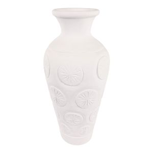 NASHFIELD WHITE VASE 22 (IN) 4
