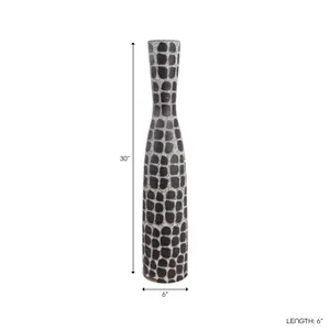 GAINES BLACK VASE 30 (IN) 9