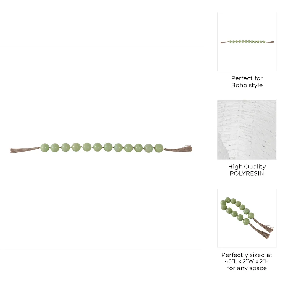 PALMERHAVEN GREEN BEAD 2 (IN)