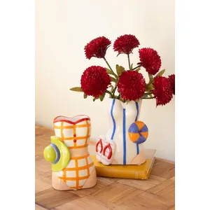 Set of 2 Ceramic Swimsuit Vases 4