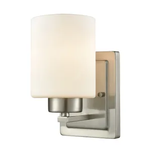 Summit Place 9'' High 1-Light Sconce - Brushed Nickel 1