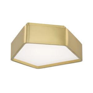 Fenway 12.25'' Wide Integrated LED Flush Mount - Satin Brass 1