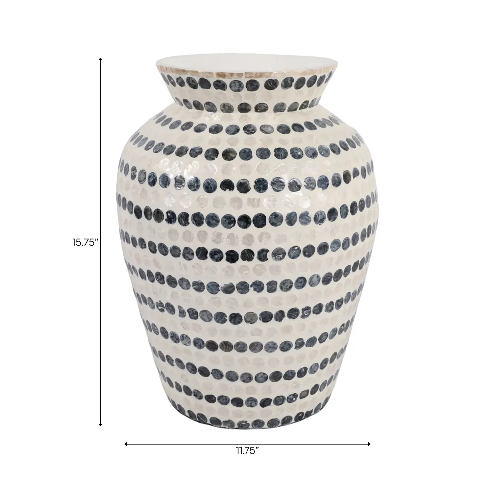 HACKETTBURN BLUE VASE 16 (IN)