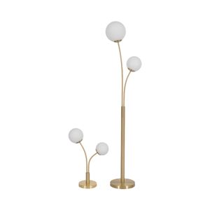 WADETON SET OF 2 GOLD LAMPS 64 (IN) 1
