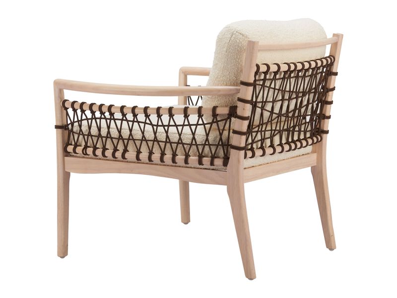 Wezly Accent Chair Ivory 6