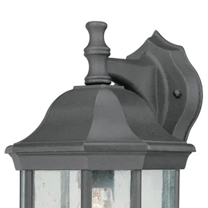 Hawthorne 14'' High 1-Light Outdoor Sconce - Black 2