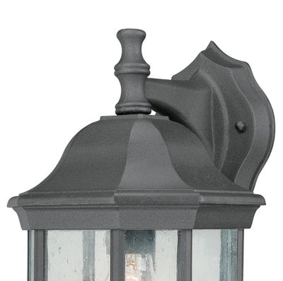 Hawthorne 14'' High 1-Light Outdoor Sconce - Black