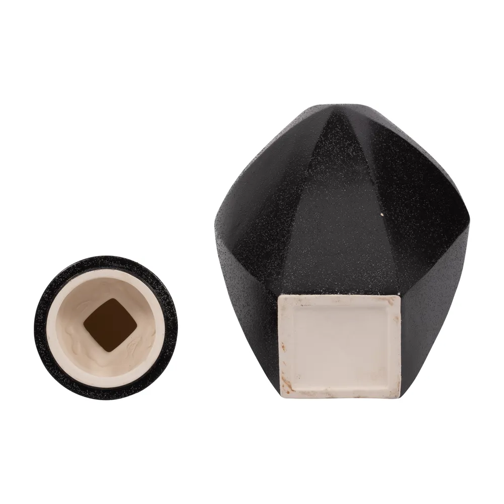 HALTONWORTH BLACK VASE 23 (IN)