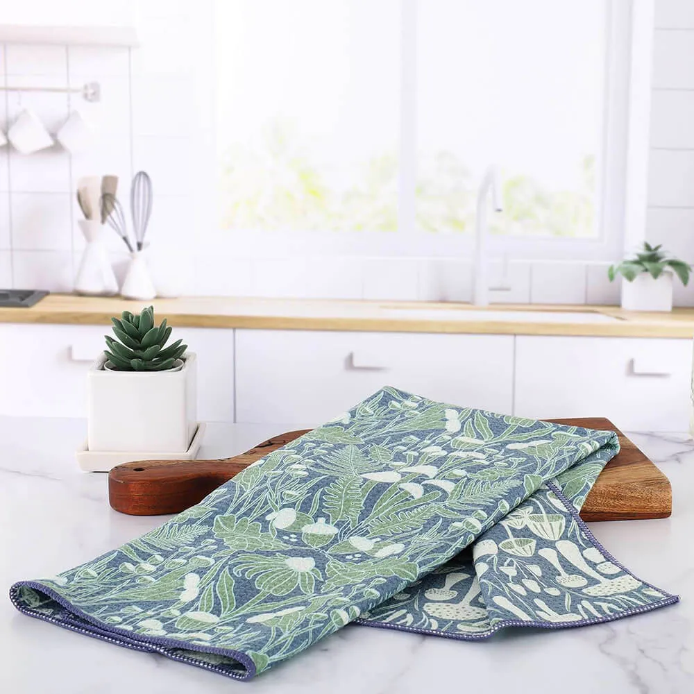 Mushroom Forest Eco Kitchen Tea Towel