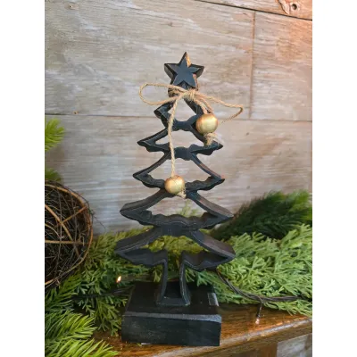Small Antique Black Tree 4x9in