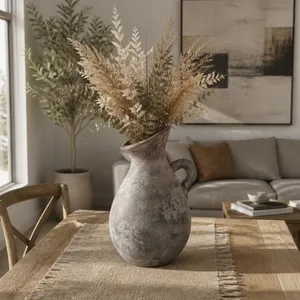 WESTONCLIFF GRAY VASE 18 (IN) 4