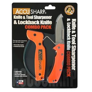 AccuSharp Blaze Orange - Orange G10 Knife Combo 3
