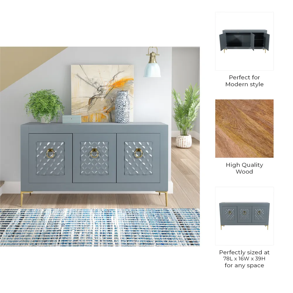 EDGEBURN GRAY CABINET 39 (IN)