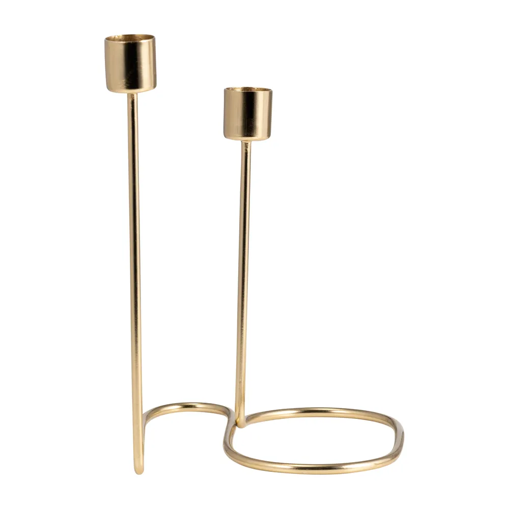 GIBSONGROVE GOLD CANDLE HOLDER 8 (IN)