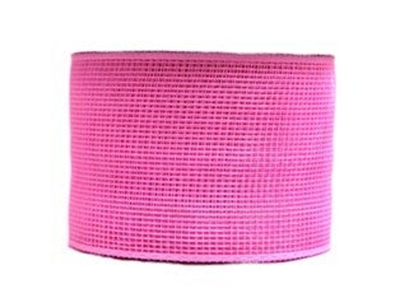 4" x 25yds Mesh, Rosy Pink 1