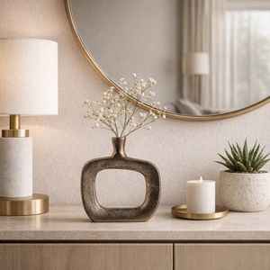 BREWERBROOK GOLD VASE 8 (IN) 13