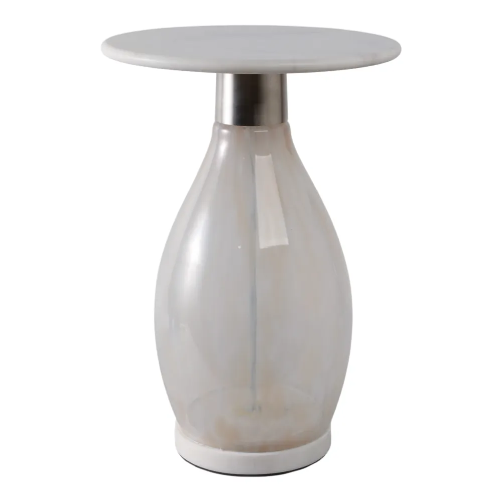 ENOCHHAM WHITE TABLE 19 (IN)