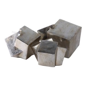 HUTTONWAY SET OF 3 SILVER ORBS 7 (IN) 6