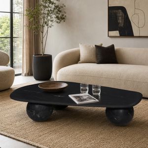 HOLLISPORT BLACK COFFEE TABLE 13 (IN) 9