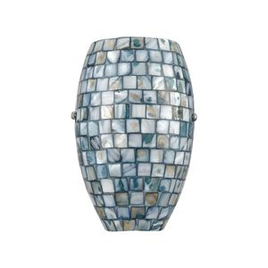 Capri 8'' High 1-Light Sconce - Satin Nickel 2
