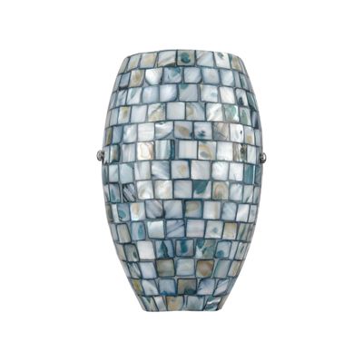 Capri 8″ High 1-Light Sconce - Satin Nickel