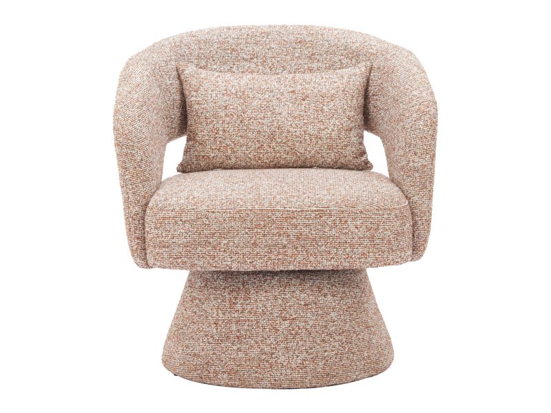 Liva Swivel Chair Frosty Brown 4