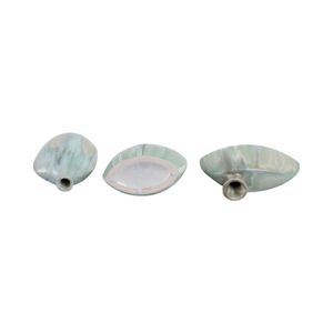 BENTONFIELD SET OF 3 IVORY VASES 9 (IN) 7